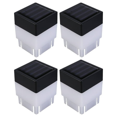 

Etereauty 4 Pcs Solar Fence Light Corridor Light Garden Lamp Outdoor Yard Landscape Lamp (Warm White)