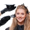 thumbnail image 7 of 20 Pieces Hair Dye Coloring Kit, Hair Tinting Bowl, Dye Brush, Ear Cover, TIFOR for DIY Salon Hair Coloring Bleaching Hair Dryers Hair Dye Tools (14.8 x 4.8 cm, Small Black Bowl Style), 7 of 7