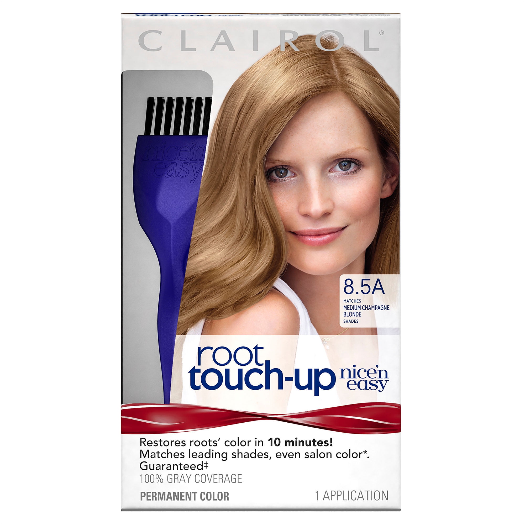 Clairol Nice'n Easy Root Touch-Up, 8.5A Medium Champagne Blonde, Perma...