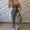 #03Green, variant on Women Utility Cargo Overalls Jumpsuit Button Pocket Design With Waist Belt Blue M