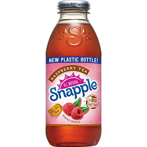 Snapple All Natural Fruit Flavored Teas and Juices, 16 oz Plastic