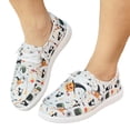 thumbnail image 1 of Calabaza Slip On Flats Zapatos Casuales Halloween Antideslizante para Viajes Al Aire Libre, 1 of 9