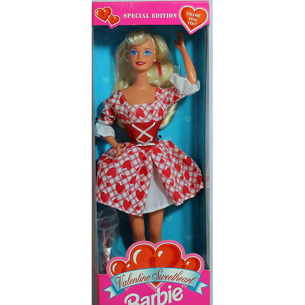 1995 Special Edition Valentine Sweetheart Barbie Doll - Walmart.com ...