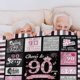 thumbnail image 5 of LHSHID 90th Birthday Blankets for Women Blanket 90th Birthday Blanket Ideas 90th Birthday Decorations Women 90 Birthday Blanket for 90 Year Old Women Throw Blanket 50"x60", 5 of 7