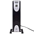 thumbnail image 2 of Patiojoy 1500W Oil Filled Radiator Heater Electric Space Heater Safe Digital Temperature w/ Timer, 2 of 6