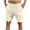 Khaki, variant on Ofertas relámpago de hoy DDAPJ pyju Mens Cotton Linen Shorts Drawstring Elastic Waist Summer Beach Shorts Baggy Comfy Lounge Shorts with Pockets Khaki M