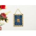 thumbnail image 4 of English Judaica Home Blessing Hanging Wall Ornament w/ Matashi Crystals (Pewter), 4 of 5