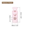 thumbnail image 2 of Unique Bargains 30Pack 4mm Cord Lock Plastic Double Hole Spring Toggle Stoppers, Light Pink, 2 of 5