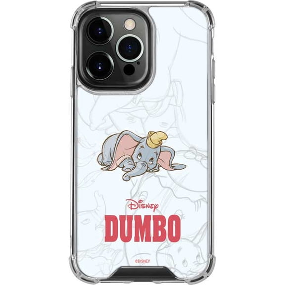 Skinit Disney Dumbo Classic sketched portrait iPhone 15 Pro Clear Case