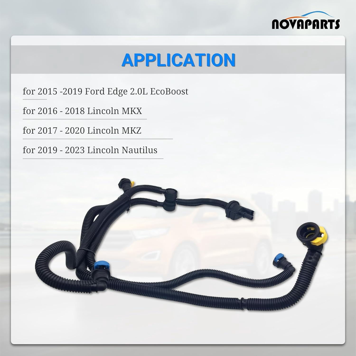 Vapor Canister Purge Valve 994-930 for 2015-2019 Ford Edge 2016-2018 Lincoln MKX 2017-2020 Lincoln MKZ 2019-2023 Lincoln Nautilus F2GZ9D289A F2GZ-9D289-A