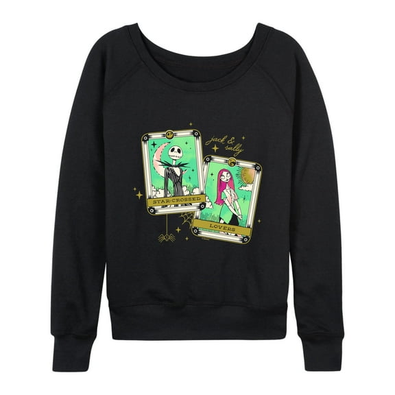 The Nightmare Before Christmas - Star Crossed Lover - Women's Lightweight French Terry Long Sleeve Shirt