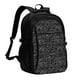 thumbnail image 1 of Fotbe Black Scientific Mochila con Estampado y Puerto USB para Hombre y Mujer, Mochila Antirrobo, Mochila de Viaje, Mochila Escolar, Mochila Universitaria, 1 of 7