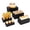 Black, variant on 5 Pcs Metal Display Stands for Buffet Table Cake Risers, Cupcake Rectangle Stand for Wedding, Party, Catering Supplies, Elegant Food Risers for Display with 5Pcs Hollow Bottoms Sturdy Modern