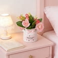 thumbnail image 6 of Low-Maintenance Artificial Flower Bonsai with Ceramic Vase, Potted Floral Decor for Home Office Desk Easter Decor, Stylish Shelf Decoration and Table Centerpiece Easter Display, 3.1*2.5in, C, 6 of 6