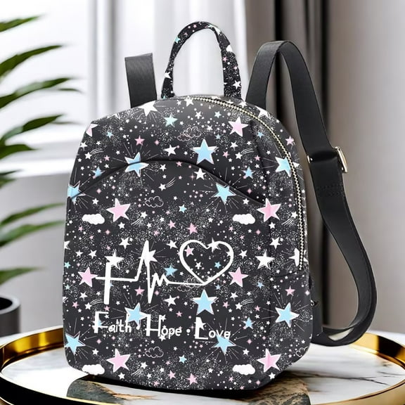 Alikpop Mini Backpack For Women Small Backpack Purse For Ladies Cute Bookbag Travel Shoulder Bag With Charm