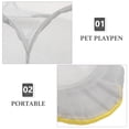thumbnail image 4 of Miangastore 1Pcs Grey Hexagonal Playpen for Small Animals Multi-functional Foldable Design 47.2*47.2*15in Polyester, 4 of 9
