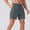 c01Gray, variant on Men's Linerless Workout Shorts 5 inch Lightweight Quick Dry Solid Color Elastic Waist Shorts for Running Sports Athletic Gym with Pockets Gray L