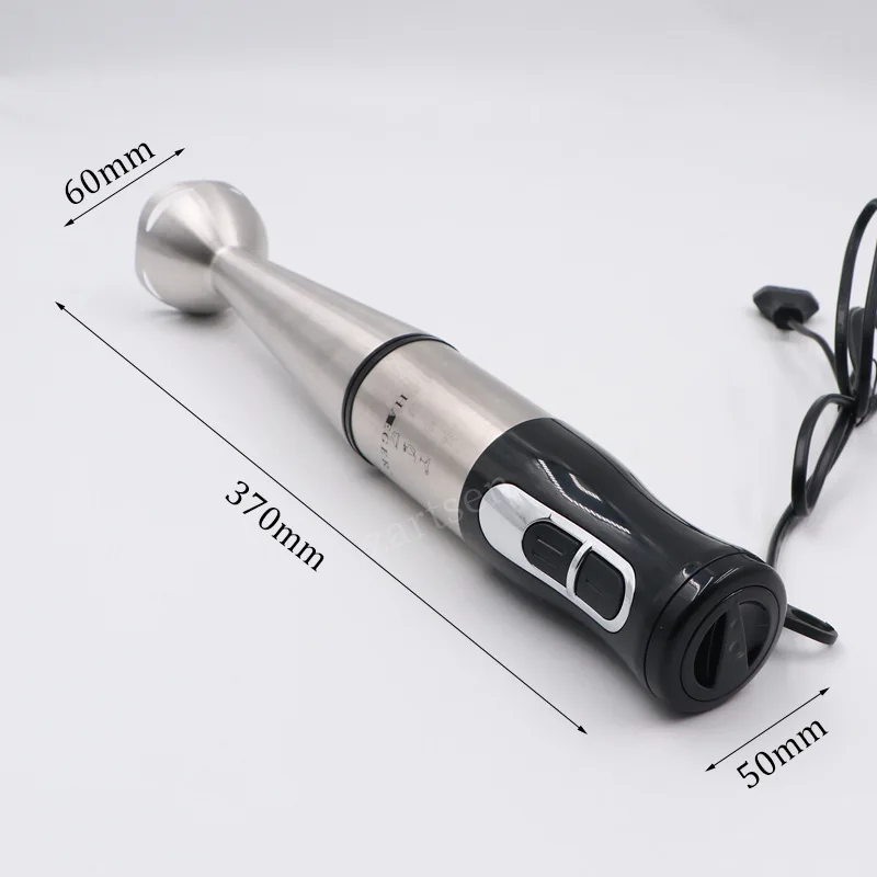 High Power Food Mixer 3Speeds Hand Blender Electric Four-blade Ice Crushing Kitchen Vegetable Fruit Stirring Gift