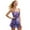 Purple Marble Print, variant on Yuyamidu 2 Pieces Blue Marble Print Athletic Dress with Shorts for Women, Fashion Backless Sleeveless Criss Cross Tennis Golf Dress Size XS