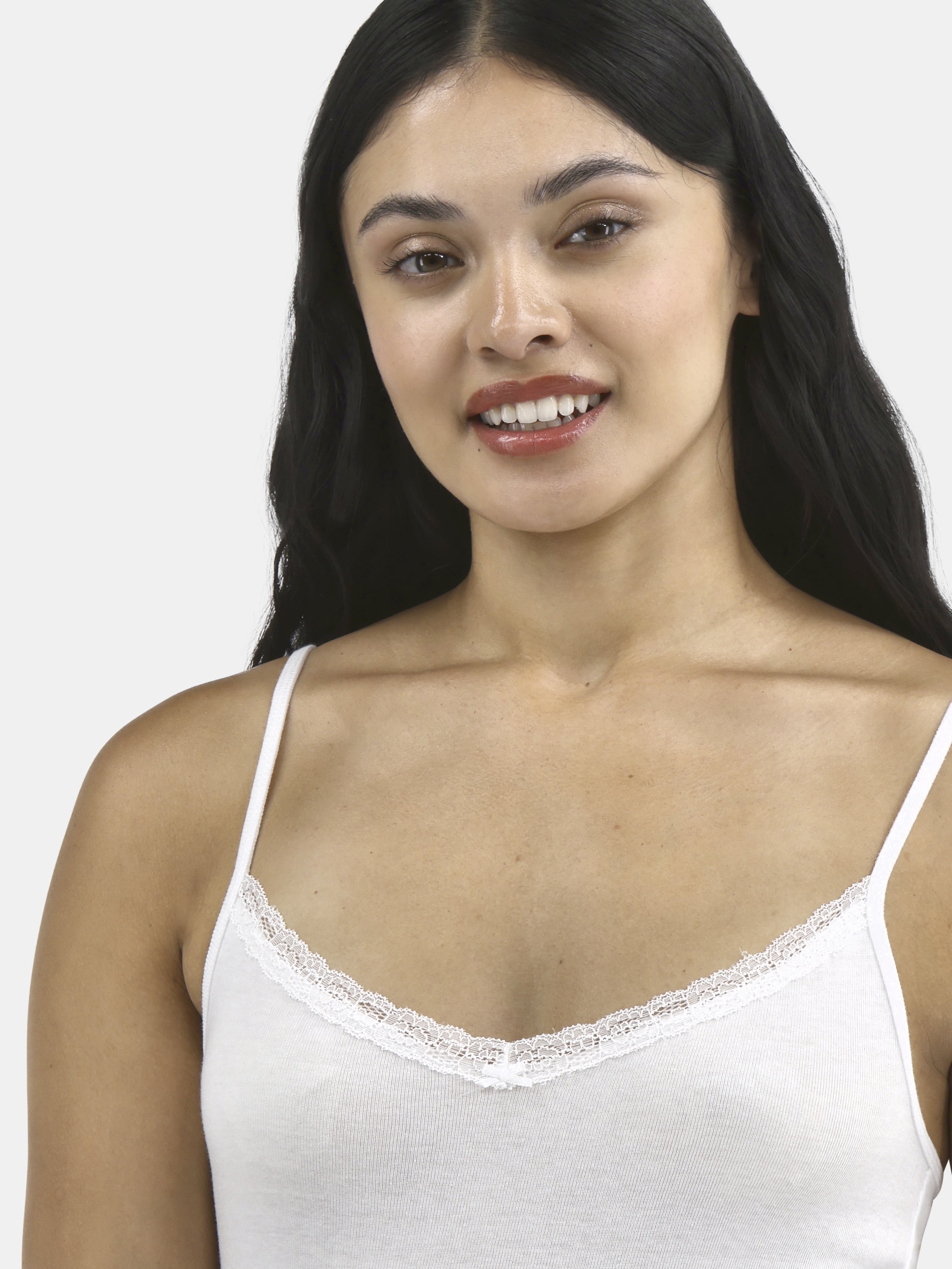 No Boundaries Vintage-Inspired Tank Top with Lace Trim, Women's