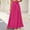 Hot Pink wide leg palazzo pants for women a1, variant on Women's Wide Leg High Waisted Flowy Solid Boho Midi Pants Vacation Casual Palazzo Trousers Beach Summer Lounge Cropped Pants Fashion Beachwear, White S