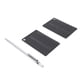 thumbnail image 5 of Placas De Almacenamiento De Frases Criptográficas, Aleación De Aluminio Y Metal, Tarjeta De 24 Palabras Para Bitcoin, Respaldo De Recuperación A Prueba De Fuego, 2 Uds., 5 of 7