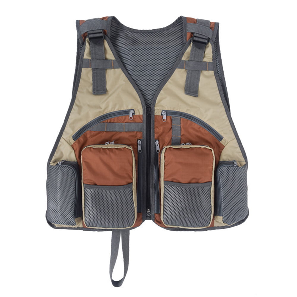 Anself Outdoor Fishing Vest Pack Multi Pockets