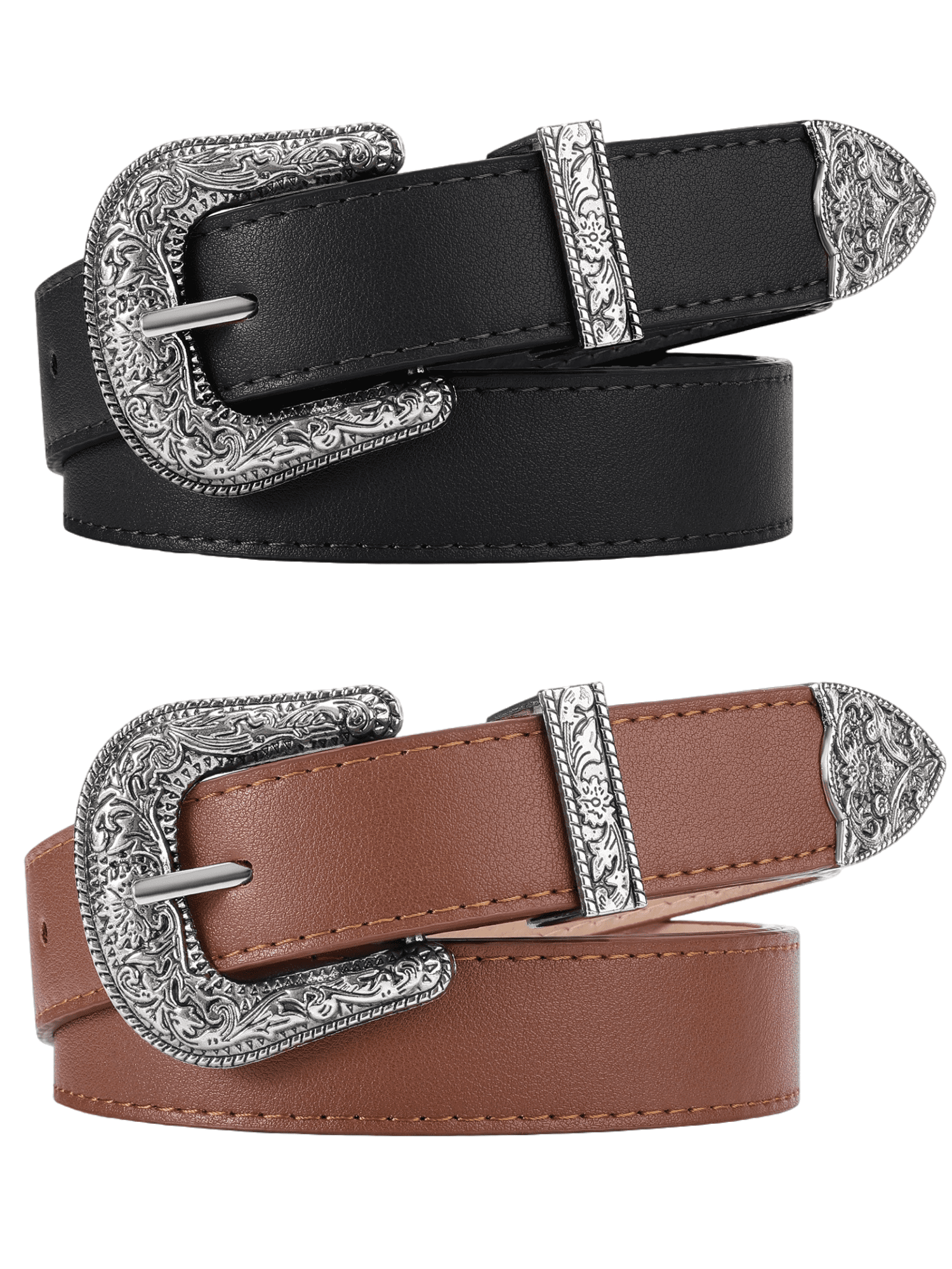 WHIPPY Women Western Belt for Jeans Dresses Cowgirl Cowboy 