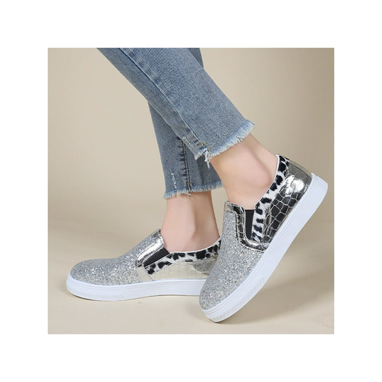 Glitter boat shoes top