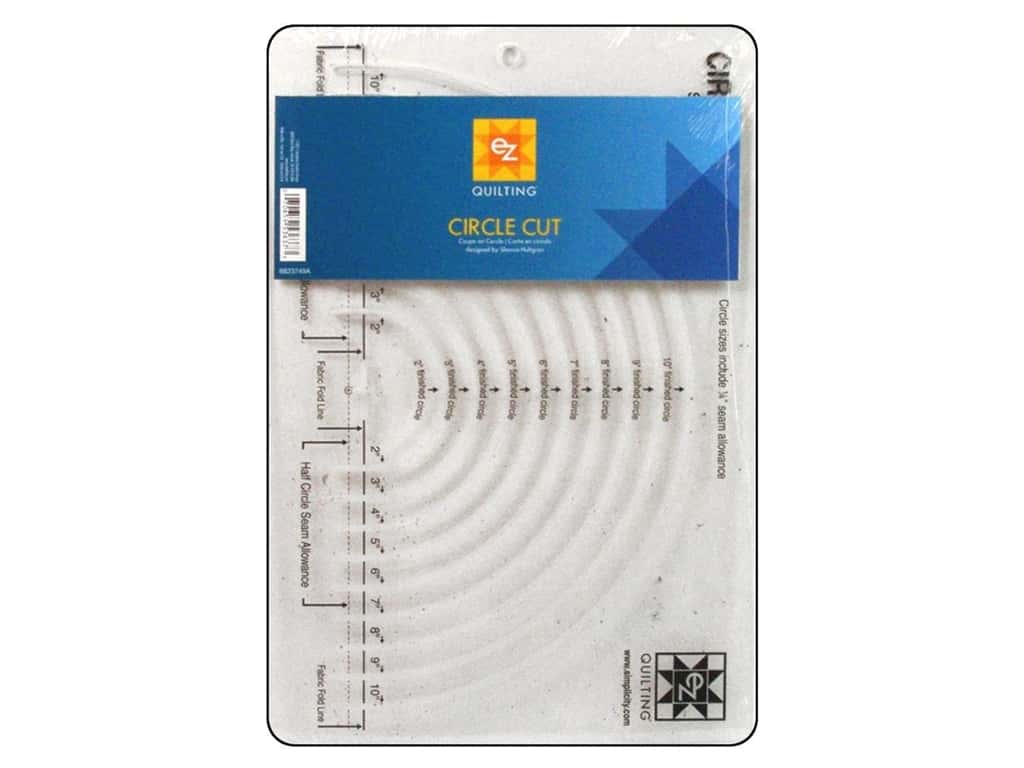 1pk Ez Quilting Easy Circle Cut Acrylic Template Walmart Com