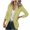Yellow, variant on Fjofpr Womens Outerwear Womens Clothes Womens Classic Long Sleeve Show Body Solid Color Gradient Long Sleeve Suit Coat