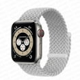 thumbnail image 1 of BXUXOHS Compatible with Braided Solo Loop Apple Watch Band 44mm 40mm 45mm 38mm 42mm  41mm 49mm Ultra for Women Men, Elastic Band Nylon Wristbands Bracele Strap for iWatch Series 8 7 SE 6 5 4 3 2 1, 1 of 11