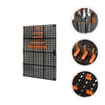 thumbnail image 3 of 1 Set Pegboard Rack ABS Pegboard Garage Tool Storage Holder Hanging Board, 3 of 5
