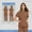 42108-Brown, variant on summer women Uniform Elastic Scrub Set Hospital Scrub Tops Pant Nursing Workwear Doctor Clothes Accessories