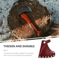thumbnail image 4 of Axe Sheath Cattlehide Protective Cover Axe Head Sheath Portable Hatchet Cover, 4 of 8
