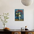 thumbnail image 4 of Still Life Vase with Cornflowers and Poppies, 1887, Botanical Unframed Premium Giclee Print Wall Art by Vincent van Gogh Sold by ArtCom, 4 of 4