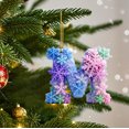 thumbnail image 4 of M Snowflake Series 2D Acrylic Backpack Car Pendant Decoration Ornament Alphabet Design M, 4 of 7
