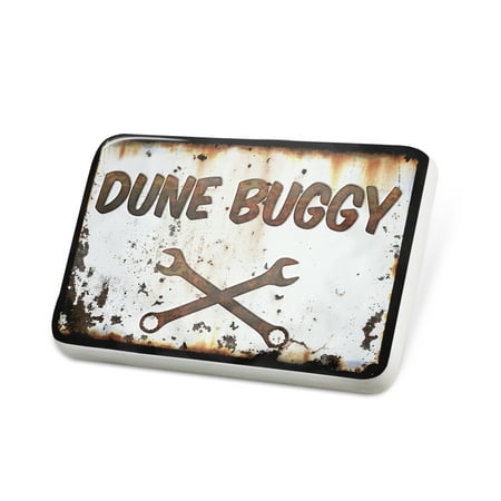 Porcelein Pin Rusty old look car Dune buggy Lapel Badge – NEONBLOND