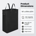 thumbnail image 6 of Household Narrow Laundry Storage Basket, 45L Foldable Hamper with Side Handles and Matching Laundry Sacks．, 6 of 7