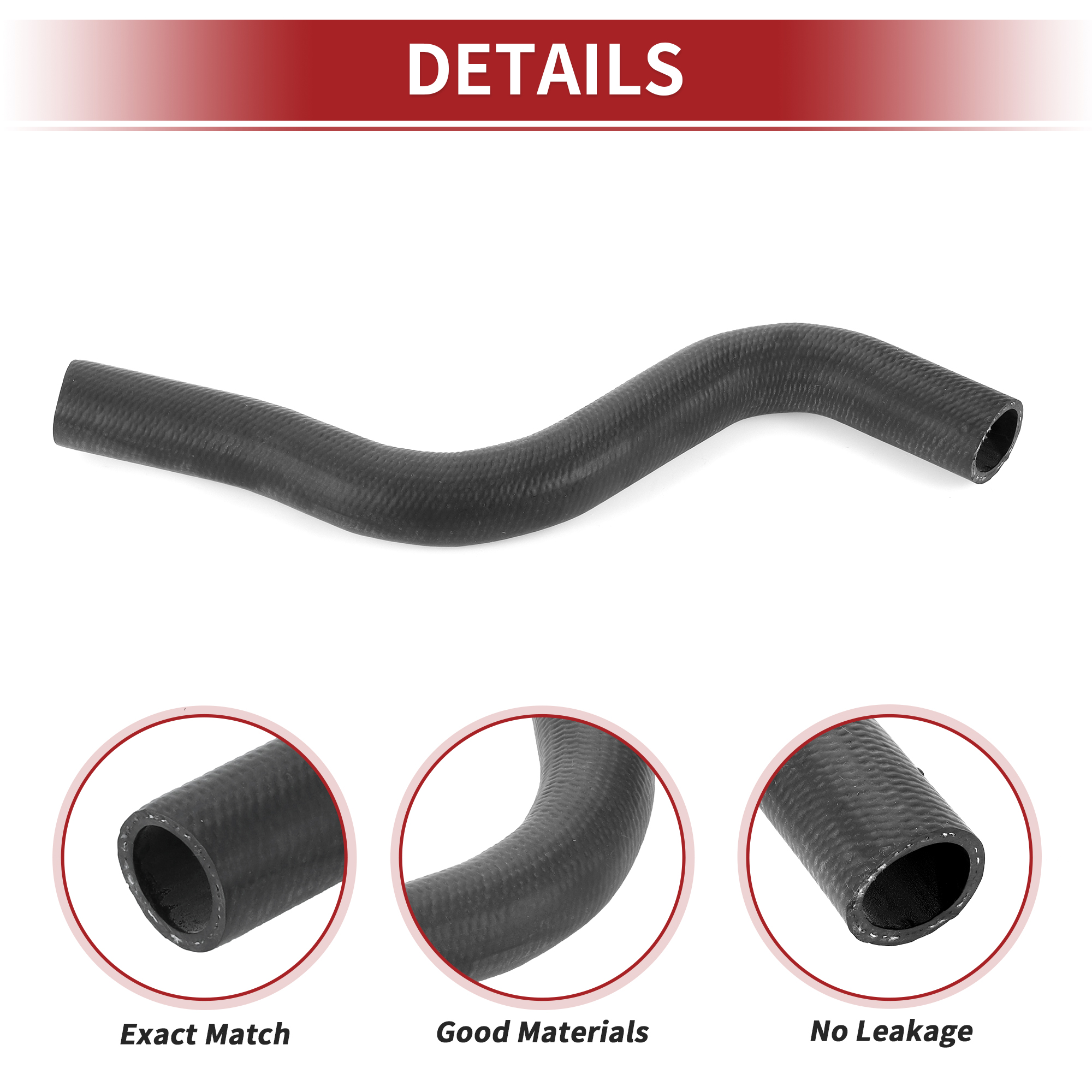 Unique Bargains Radiator Hose Coolant Water Hose For Honda Accord 2013-2017 No.195015A2A01