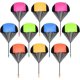 thumbnail image 1 of Ledorr 10 Pack Parachute Toy, Tangle Free Throwing Toy Parachute, Kids Outdoor Toys, Flying Gifts For 3 4 5 6 7 8 9 10 Year Old Boy Girl Toy, 1 of 5
