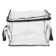 thumbnail image 6 of LEORX Home Organization Clear Bag Black PVC 1Pcs Book Storage Box, 6 of 8