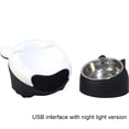 thumbnail image 1 of Automatic Cat Fountain LED Filtering Silent Pet Drinking Dispenser Cat Food Bowl, 1 of 10