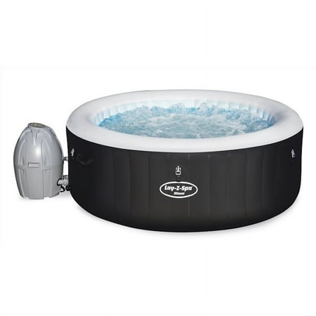 4 Person Inflatable Portable Hot Tub Jacuzzi with Pump & Cover