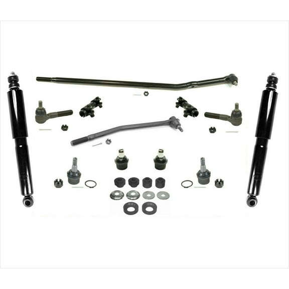 Tie Rods Drag Links Ball Joints Upp & Lower 13Pc Fits For Ford E150 Van 92-04
