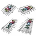 thumbnail image 3 of Runner Rugs with Rubber Backing Non Slip Absorbent Resist Dirt Entrance Rug Soft Area Rug Thickened Flannel Area Rug Nursery Rug Bedroom Living Room Home Kitchen Hallway Laundry Carpet, 3 of 7