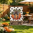 thumbnail image 5 of Zznnkj Fall Harvest Garden Flags 11.81x17.71 Inch, Pumpkin Maple Leaf Yard Banner for Autumn Thanksgiving Farmhouse Outdoor Porch Decorations, 5 of 6