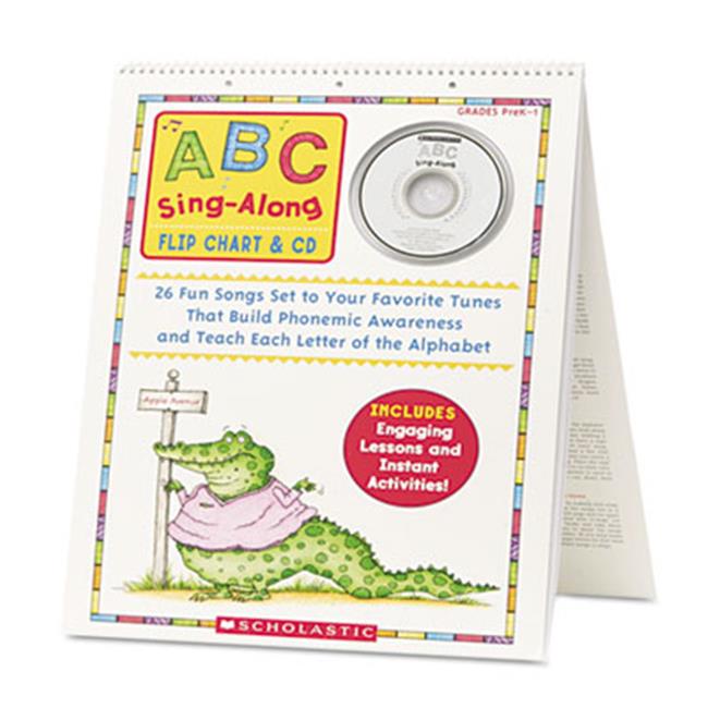 Scholastic ABC Singalong Flip Chart, 26 Pages, CD - Walmart.com