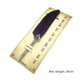 thumbnail image 2 of 1 Set Feather Dip Pen con 5 NIB Writing Tink Quill Fountain de caligrafía vintage para accesorios de trabajo de la oficina escolar, 2 of 6