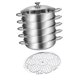 thumbnail image 4 of Olla de cocina de acero inoxidable Strade Fareast Limited 5 capas con mango y vaporizador de alimentos, 4 of 8